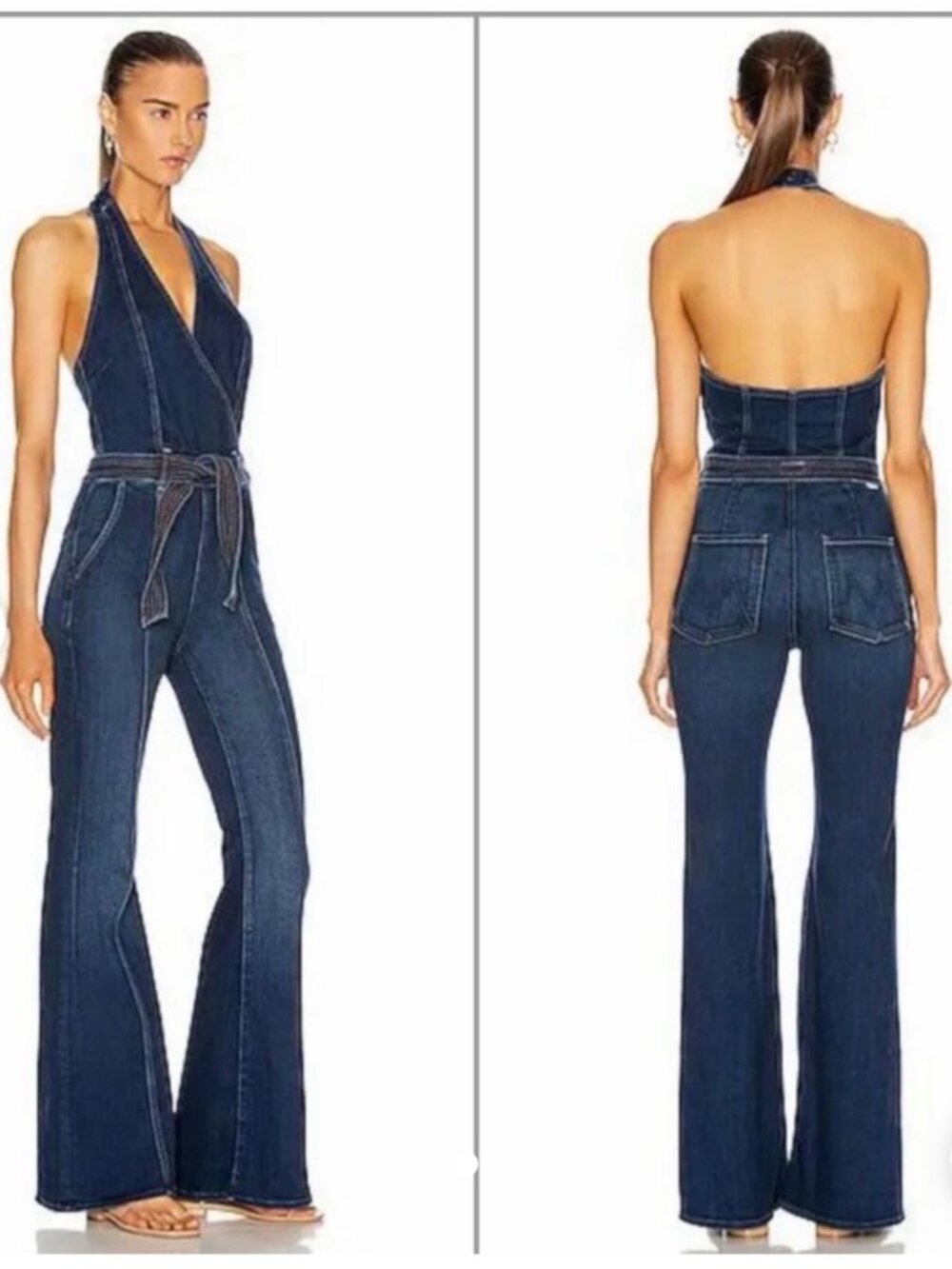 MOTHER The Halter Doozy Jumpsuit